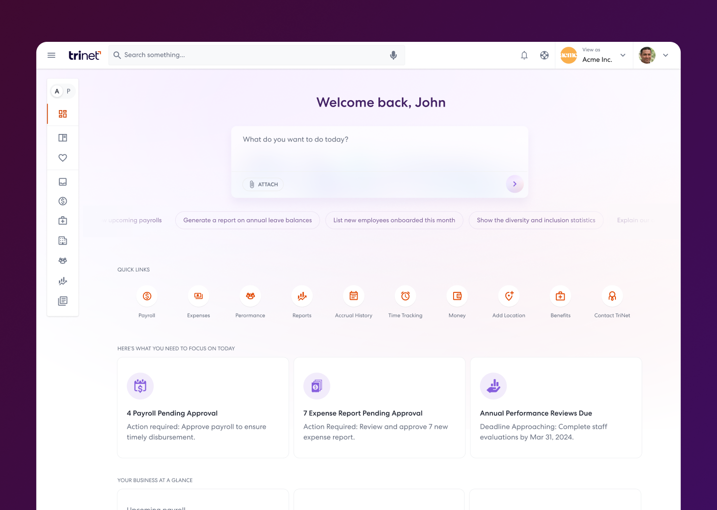 TriNet AI Dashboard